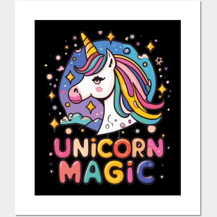 Fun Unicorn Magic Design Posters and Art